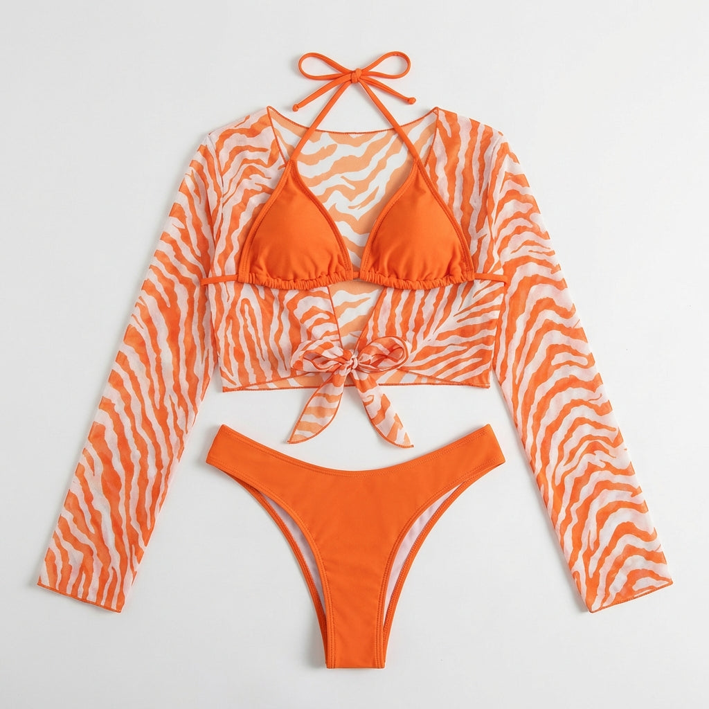 Ensemble Bikini 3 pièces Rosa