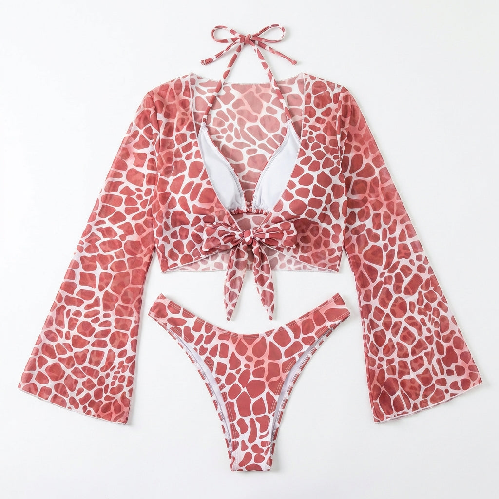 Ensemble Bikini 3 pièces Rosa