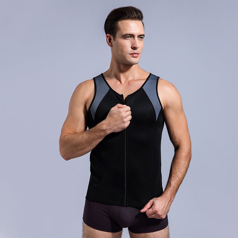 Débardeur gainant homme effet sudation – ventre plat & sport - Forméa Paris