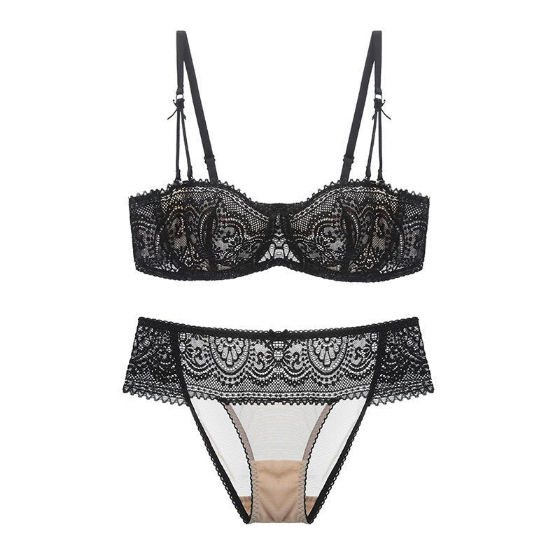 Ensemble Rêve d'Émeraude en Dentelle Ciselée - Forméa Paris
