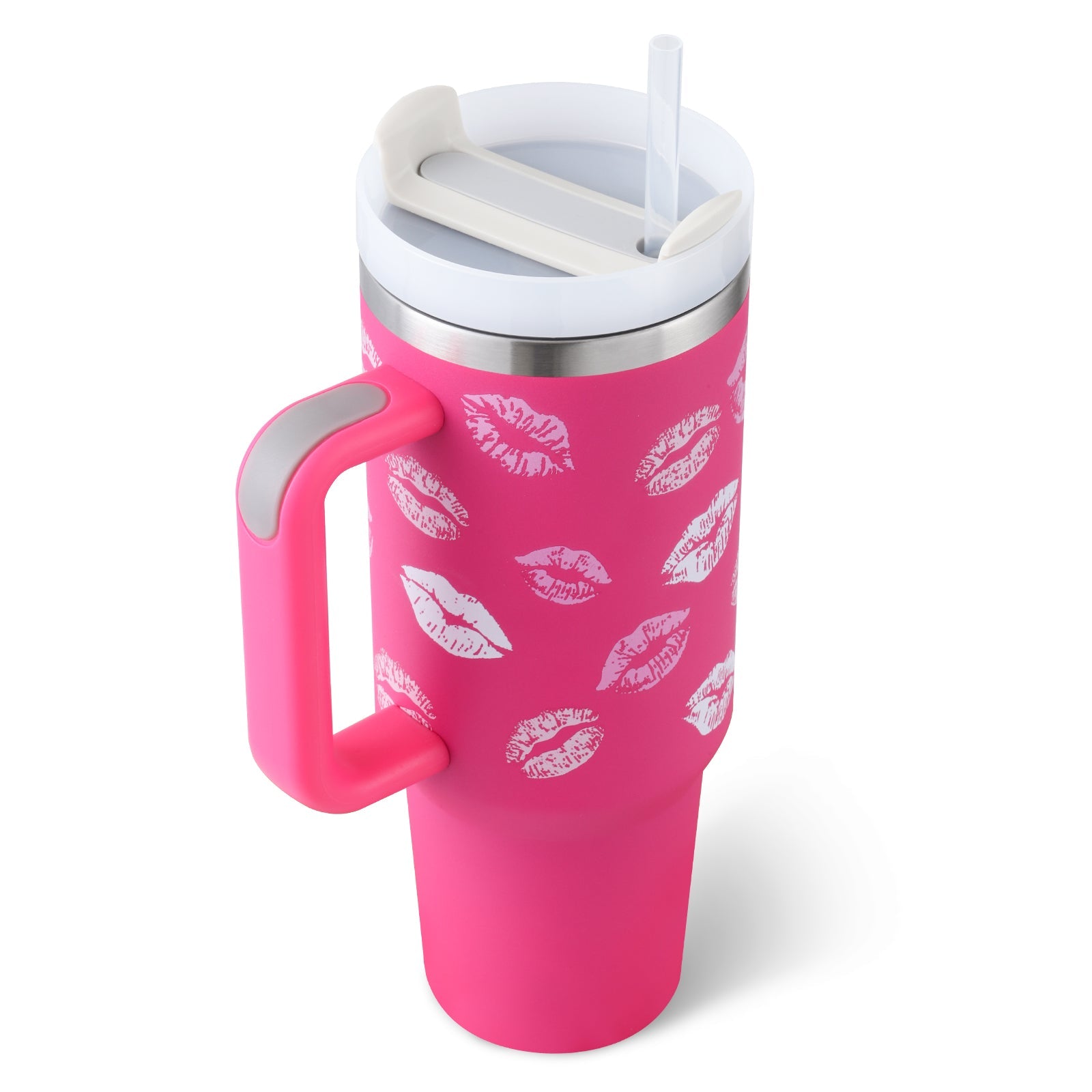 Gobelet Isotherme 1,2L avec Poignée & Paille – Mug Thermique Anti - Fuite en Acier Inoxydable - Forméa Paris