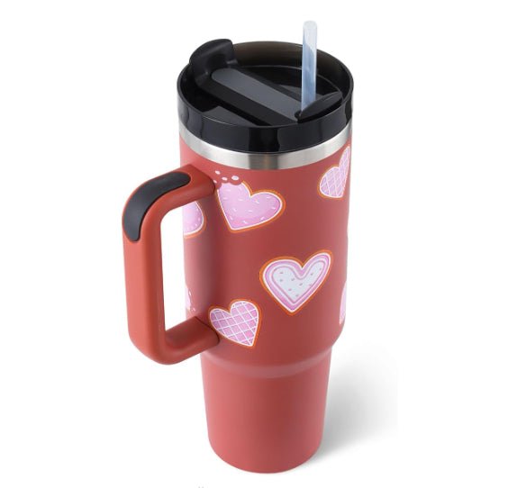 Gobelet Isotherme 1,2L avec Poignée & Paille – Mug Thermique Anti - Fuite en Acier Inoxydable - Forméa Paris