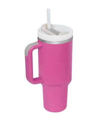 Gobelet Isotherme 1,2L avec Poignée & Paille – Mug Thermique Anti - Fuite en Acier Inoxydable - Forméa Paris